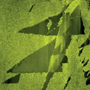 АСМ топография графена, 30х30 мкм